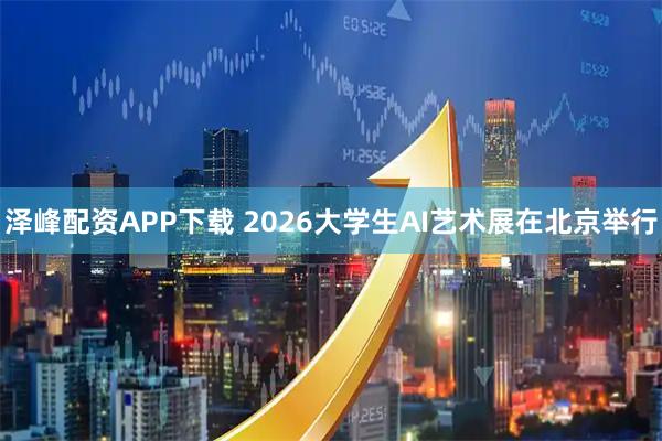 泽峰配资APP下载 2026大学生AI艺术展在北京举行